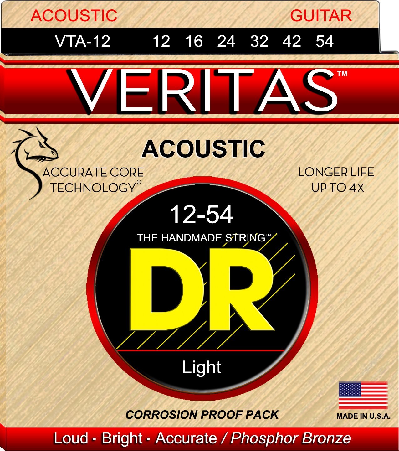 VERITAS VTA-12 アコースティックギター弦