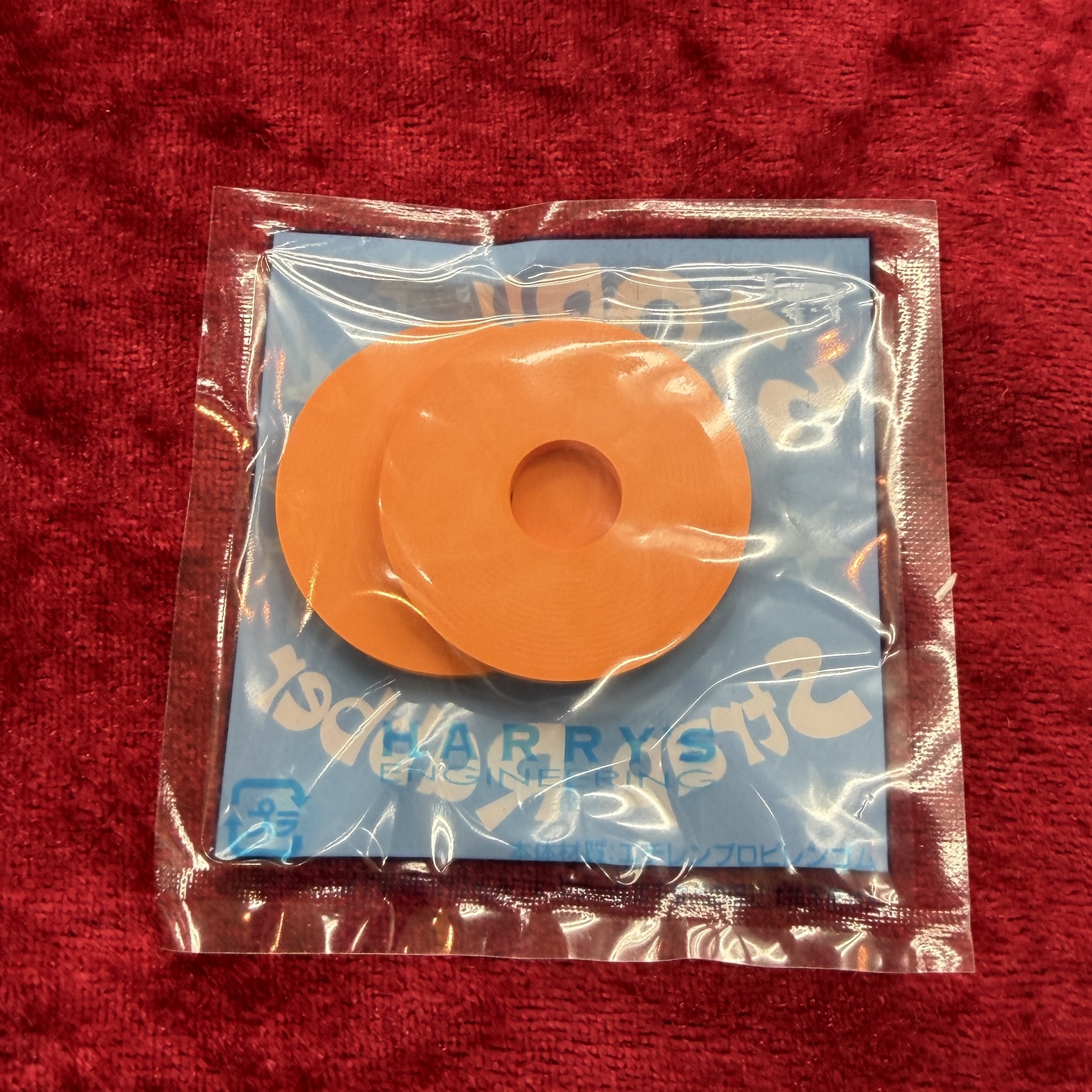 STRAP RUBBER / オレンジ 2枚セット