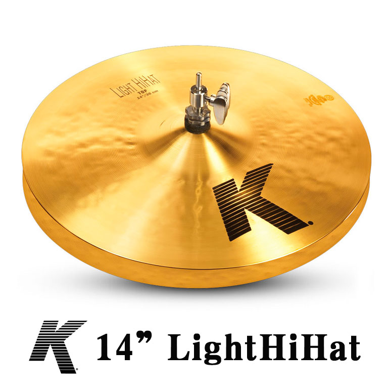 ハイハットシンバル　K-Zildjian14”Light HiHats