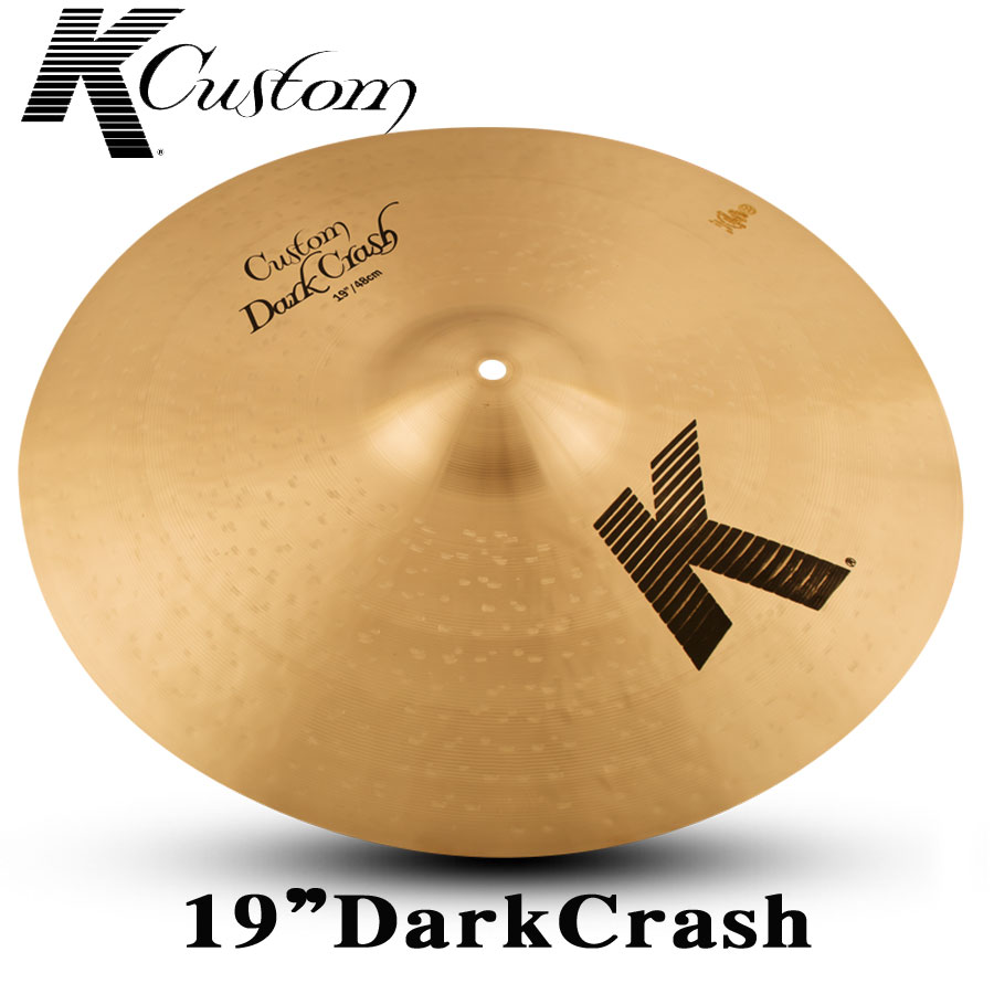 クラッシュシンバル　K-Custom  19”DarkCrash