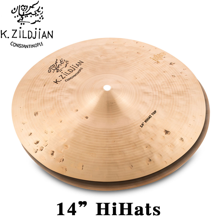 ハイハットシンバル　K.Zildjian-コンスタンチノープル14”HiHats