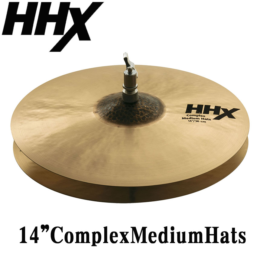 ハイハット・シンバル　HHX-14” ComplexMediumHiHats